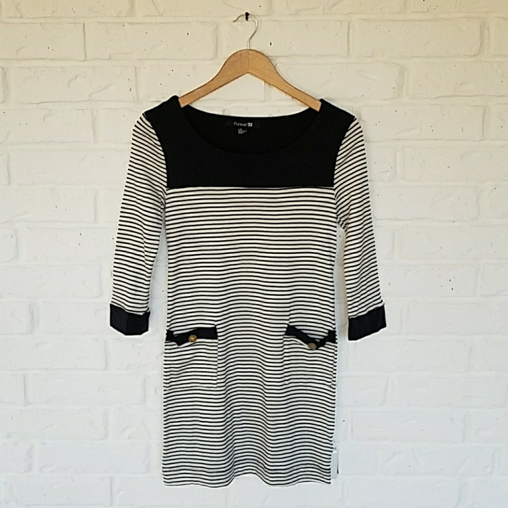 Striped dress tunic